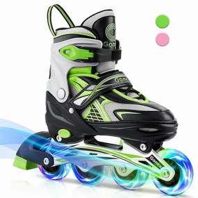 Eastbay Skate Gonex Inline Skates for Girls Boys Kids