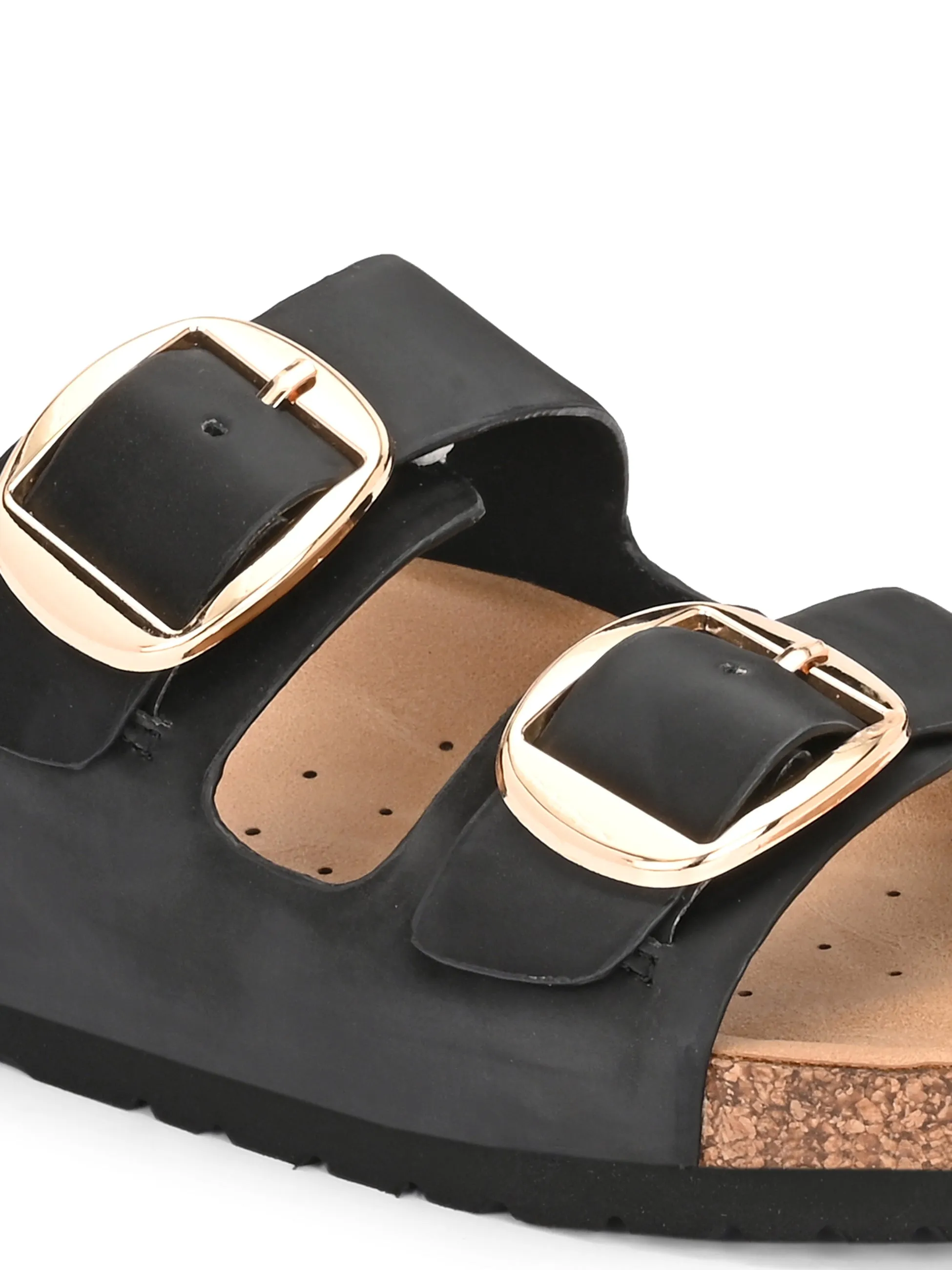 Athletic Slippers Bianca Double Strap Sliders