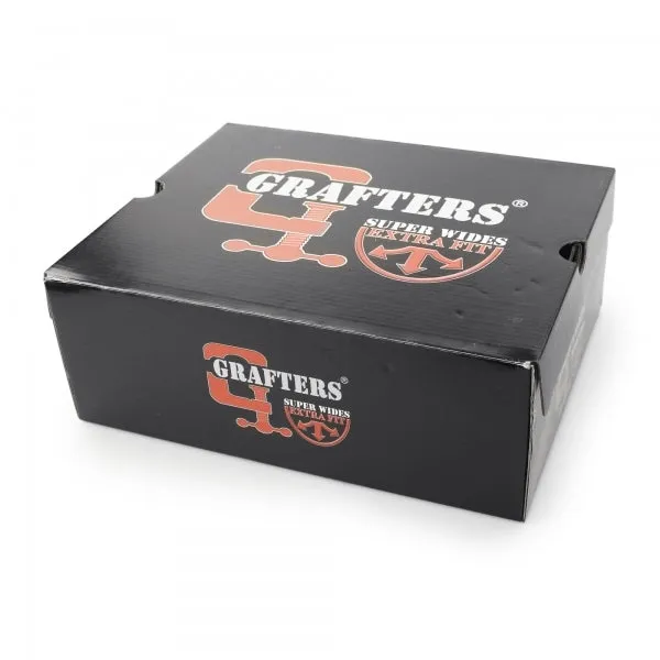 Grafters M9508B  Mens 4E Safety Boots Dark Brown Thursday Boots Nyc