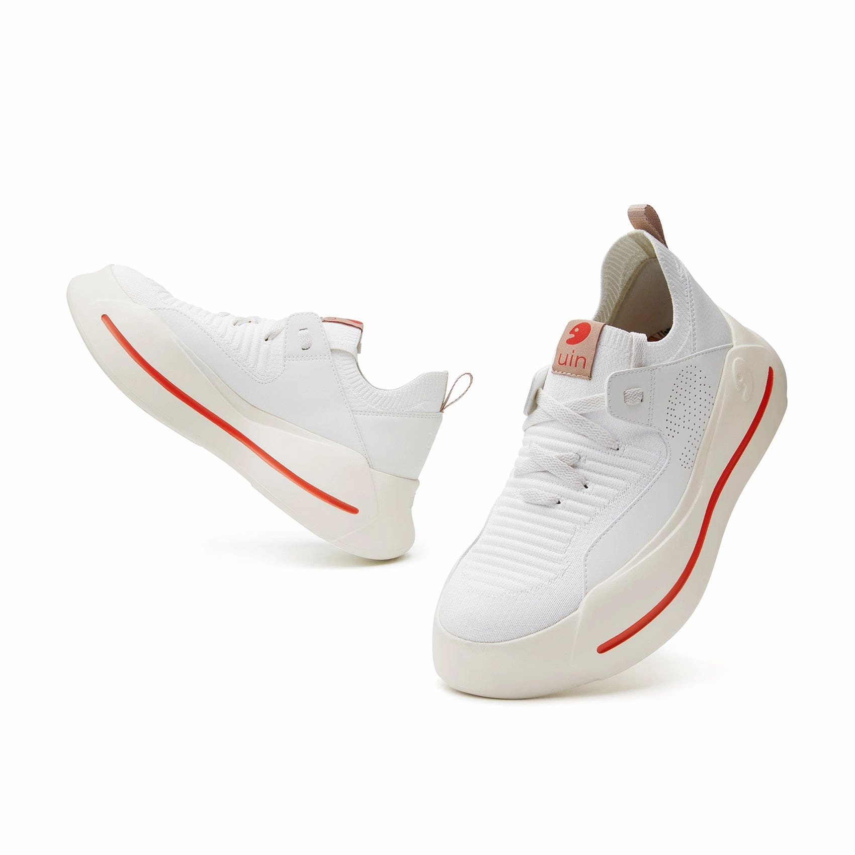 Satin Linen Santander II Women Shoes With Hidden Skates