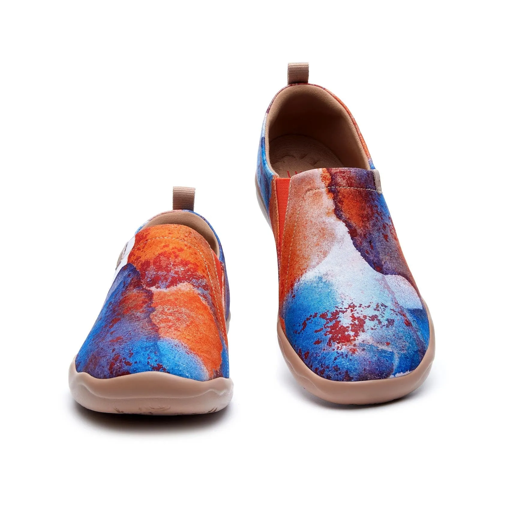 A Rosy Sky Toledo I Men Crazy Horse Leather Casual Shoes