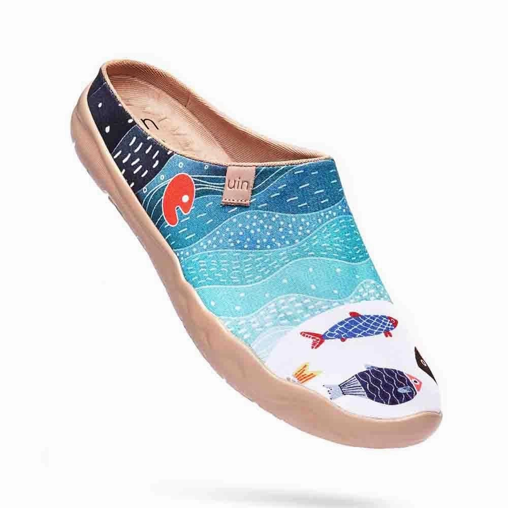 Crocodile Casual Shoes Happy Fish Men Slipper