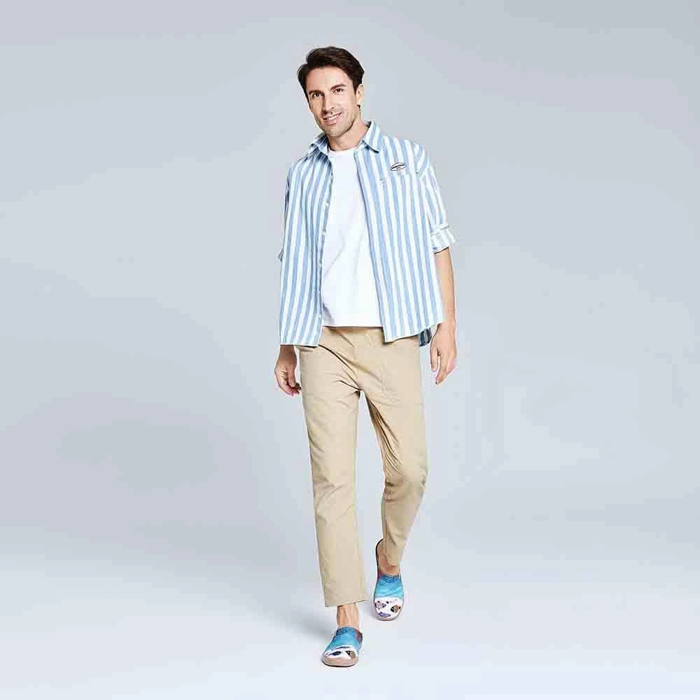 Happy Fish Men Slipper Shoes Casually