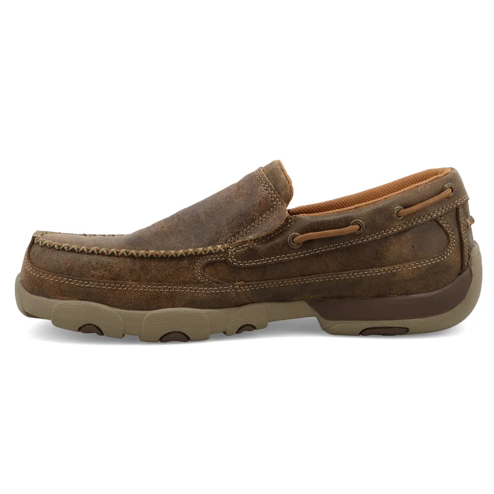 Designer Boots On Sale MEN'S WORK SLIP ON DRIVING MOC
