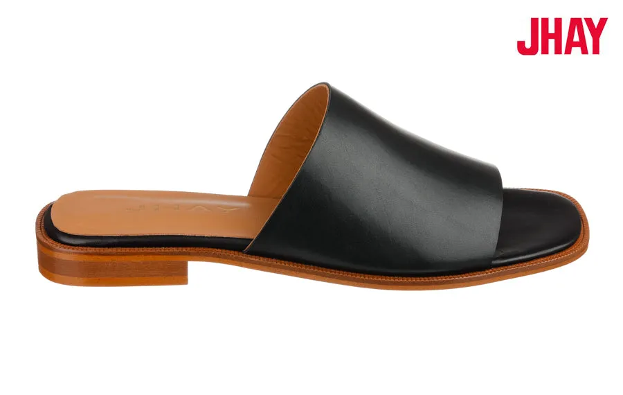 Hay Pistachio Black Styling Slippers