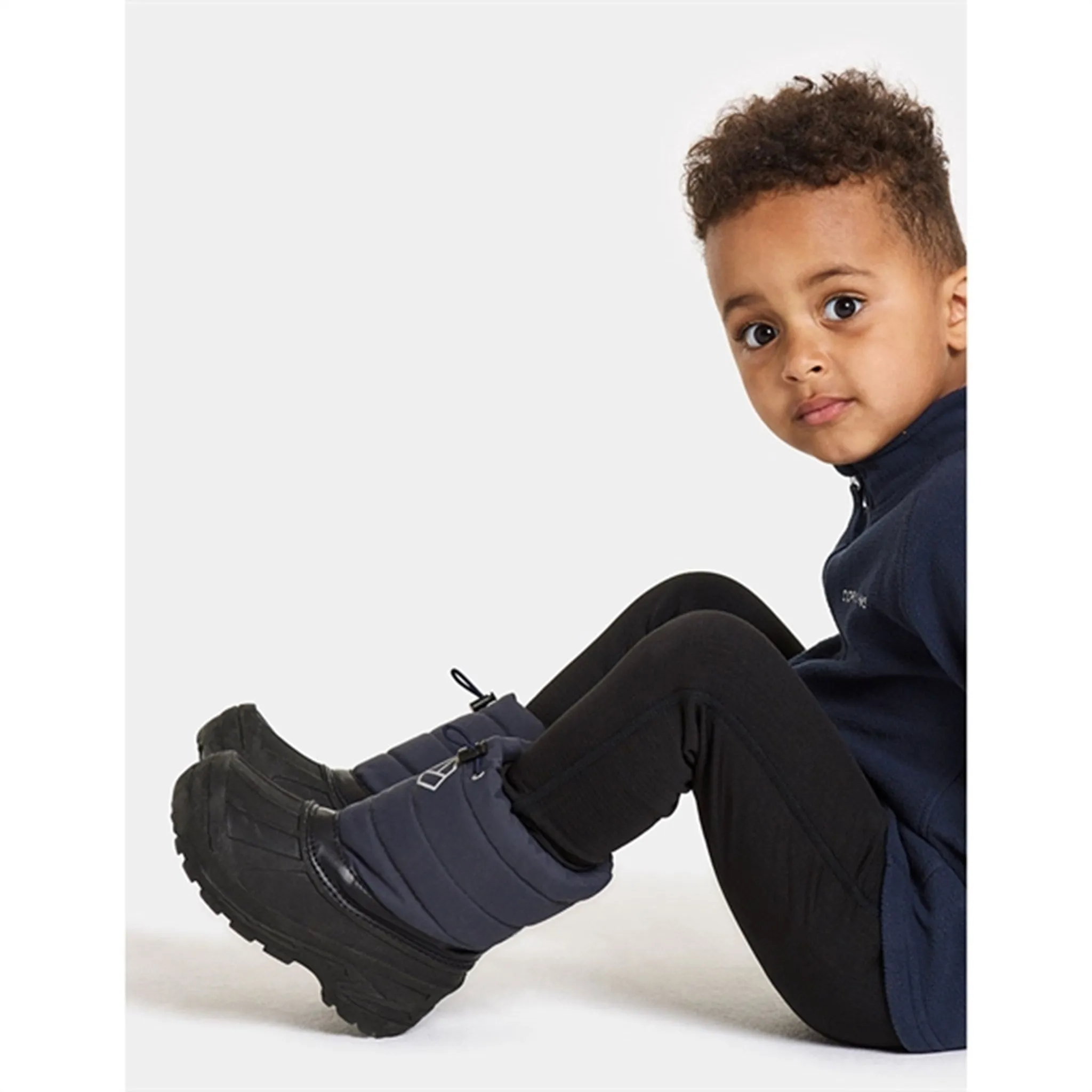 Dress With Boots Outfits Didriksons Navy Lumi Kids Boots