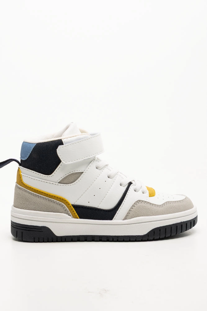 High Top Sneakers White Skechers Cross Training Shoes