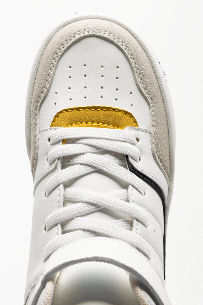 High Top Sneakers White Adidas La Trainer Shoes