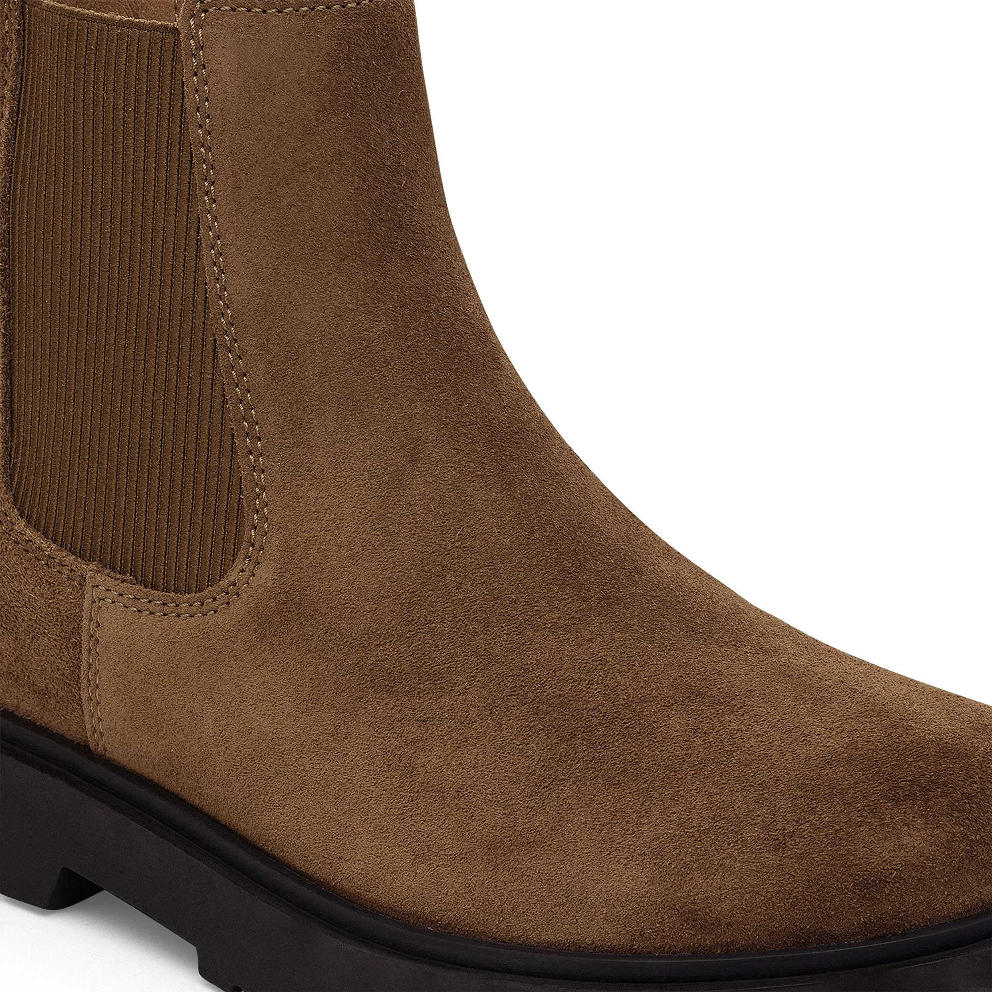 Highwood Slip On Women Suede Leather Dark Tea Best Trail 2022