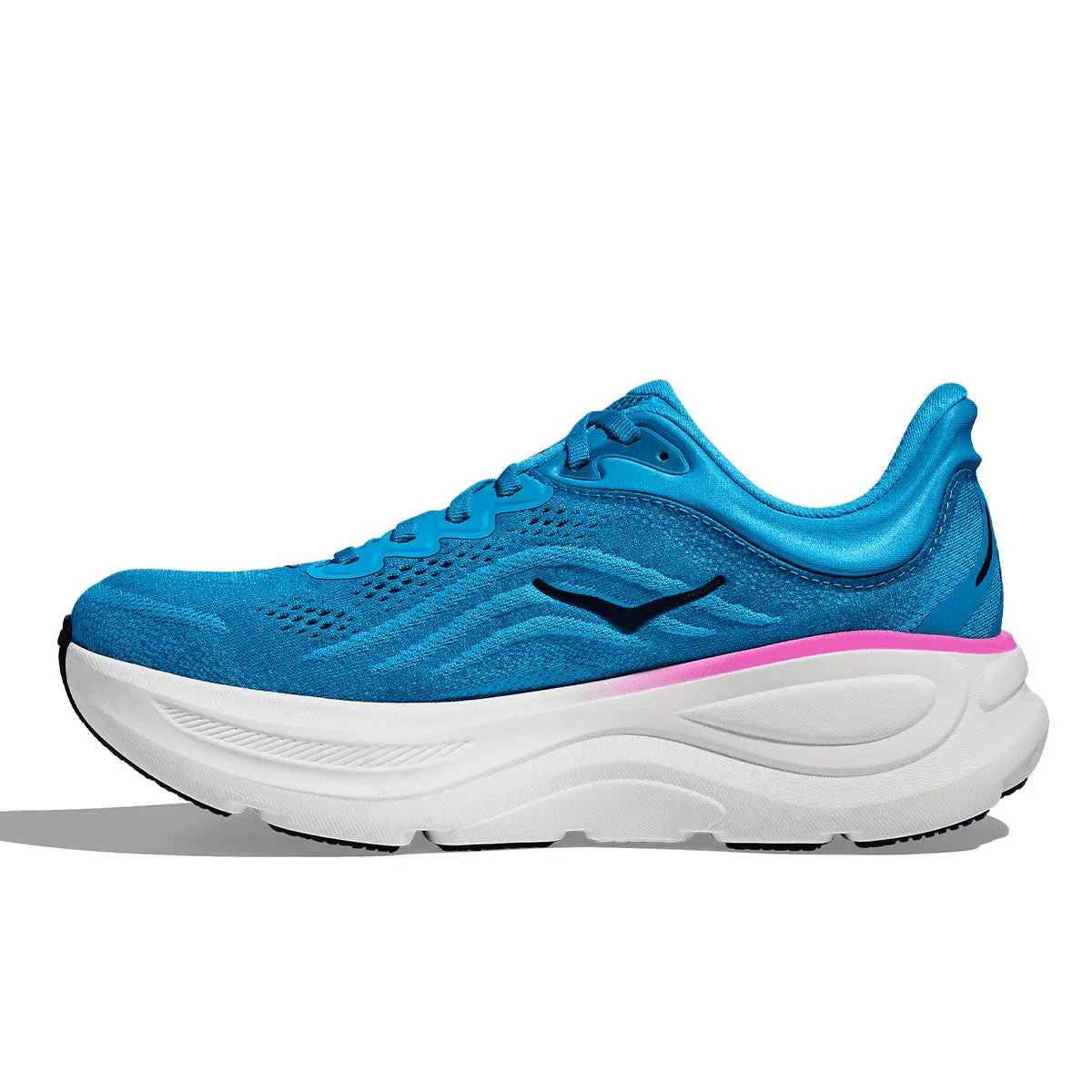 Shoes Salt Lake City Hoka Bondi 9 Womens | Skyward Blue / Neon Fuchsia