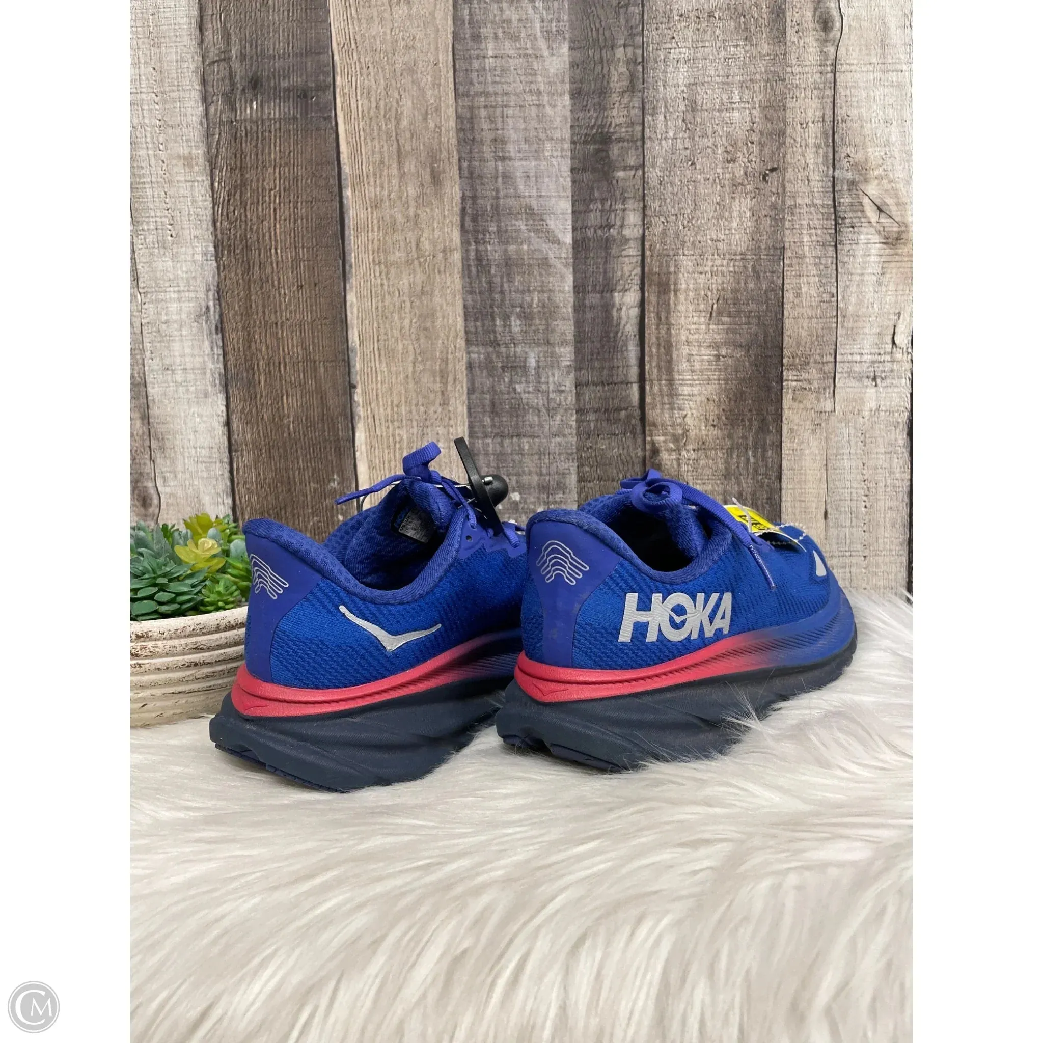 Shoes Cleaning Shoes Athletic By Hoka In Blue, Size: 7