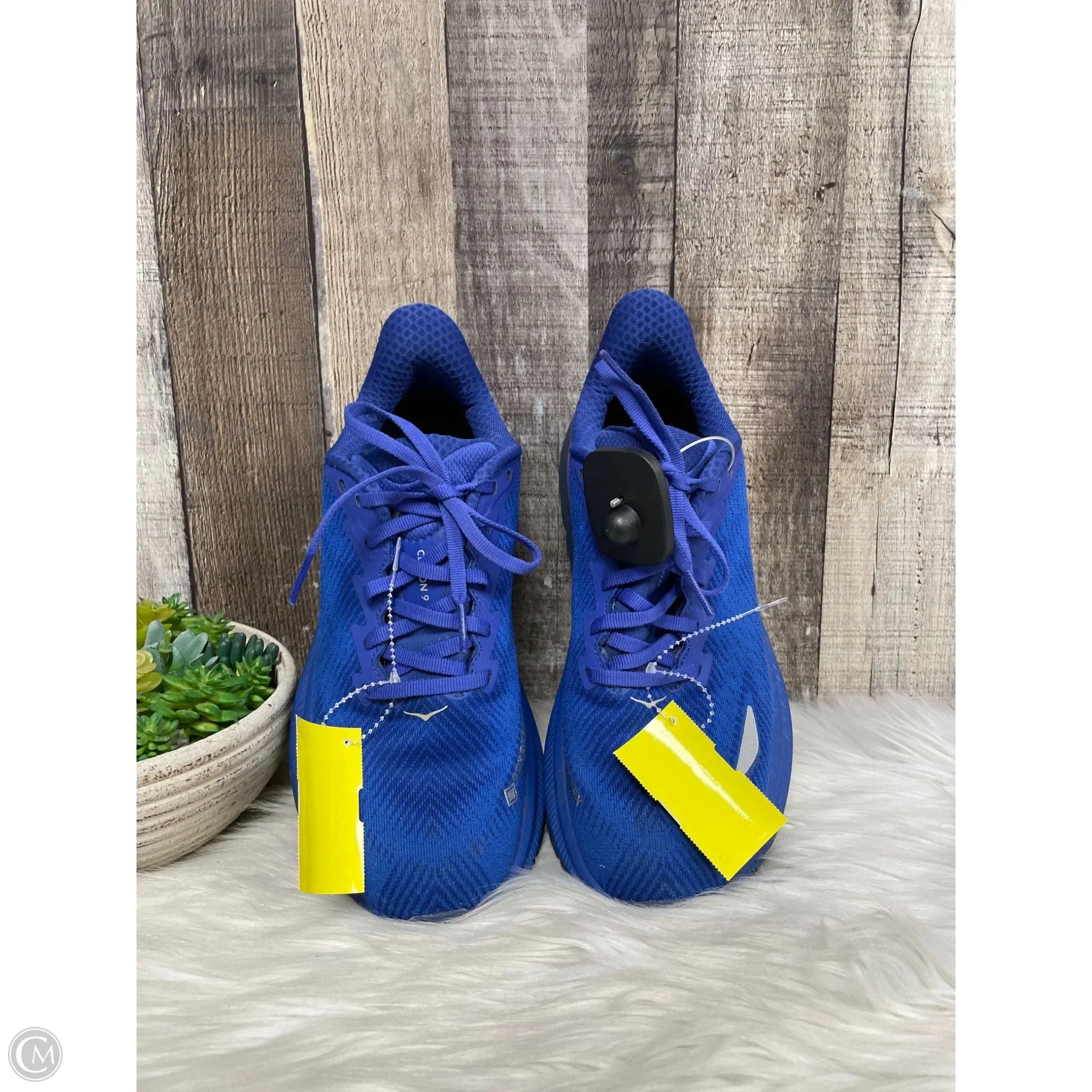 Best Cushioned Shoes Athletic By Hoka In Blue, Size: 7