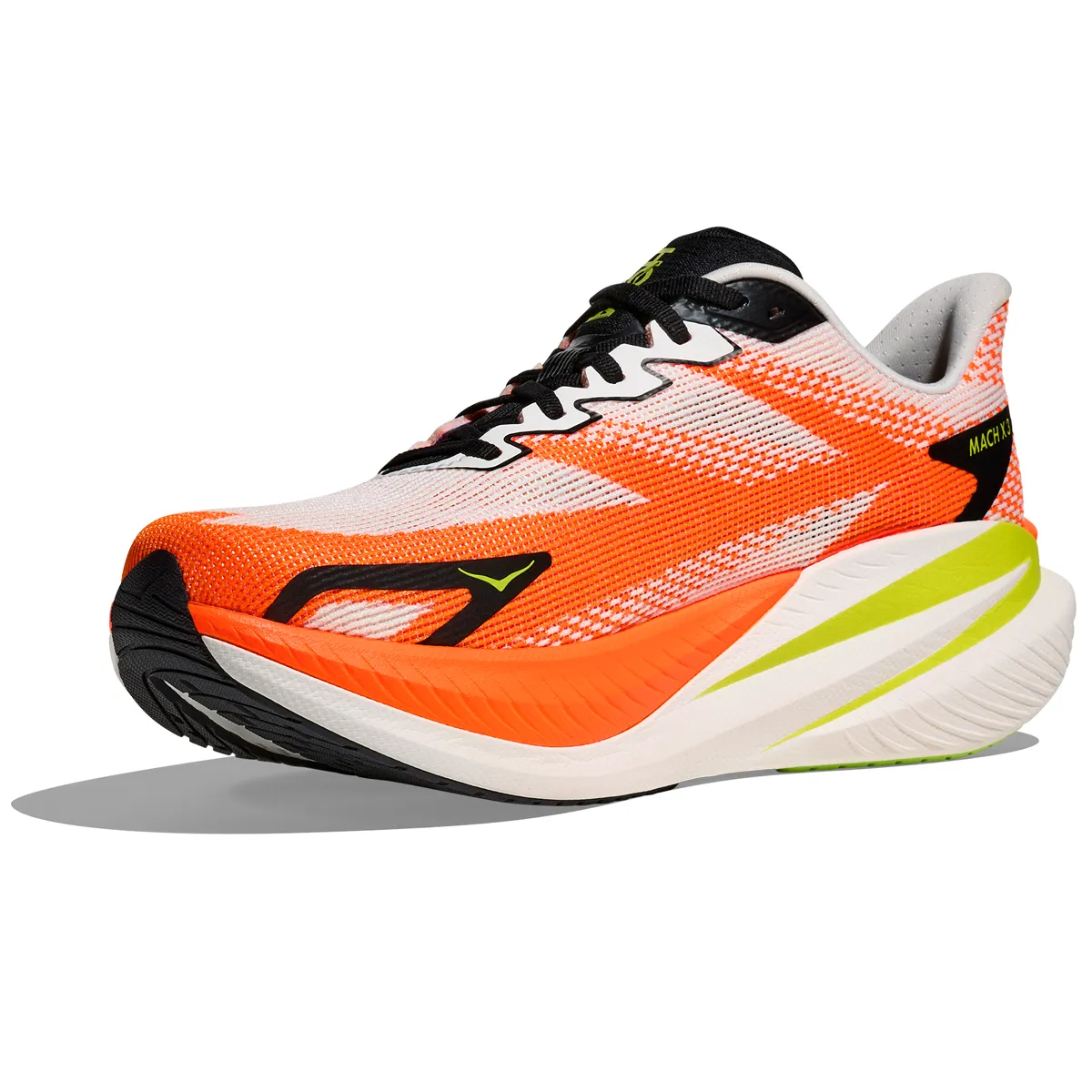 Reax 8 Tr Training Shoe Hoka Mach X 3 Running Shoes - Mens - White/Neon Tangerine