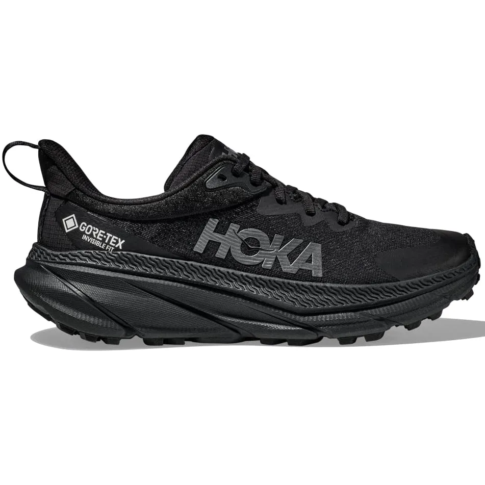 Hoka Men's Challenger 7 GORE-TEX Trail Running Shoes Black / Black Shoes One One