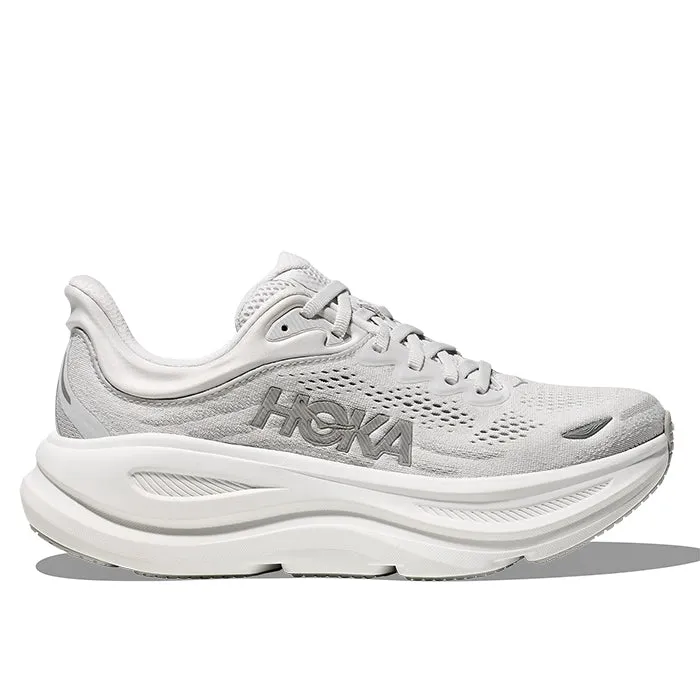 Womens Hoka Bondi 9 in Stardust/Silver Shoes In Calgary