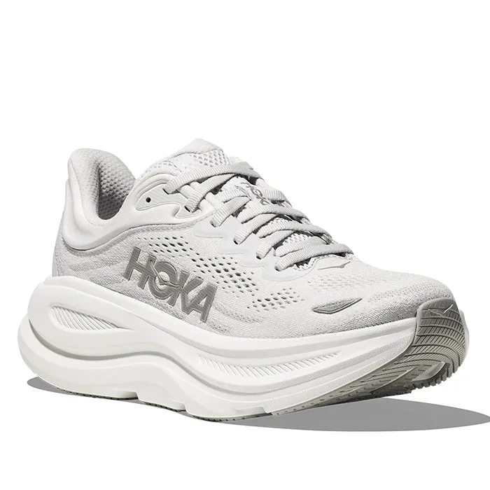 Shoes Order Status Womens Hoka Bondi 9 in Stardust/Silver
