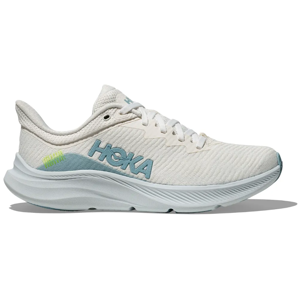 Hoka Solimar White/Tundra Blue Running Shoe (Women's) Platform