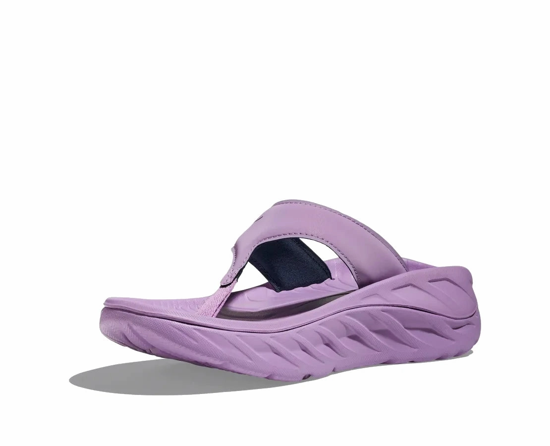 Running Room Hoka Women's Ora Recovery Flip - Violet Bloom/Outerspace