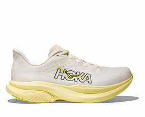 Store Shoes HOKA Women's Mach 6 - WHITE / NEON HOKA CITRUS