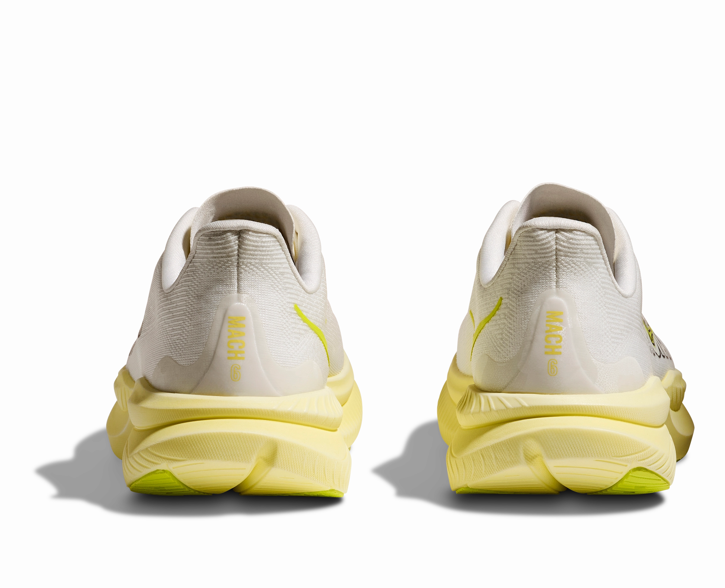 Shoes Store Locations HOKA Women's Mach 6 - WHITE / NEON HOKA CITRUS