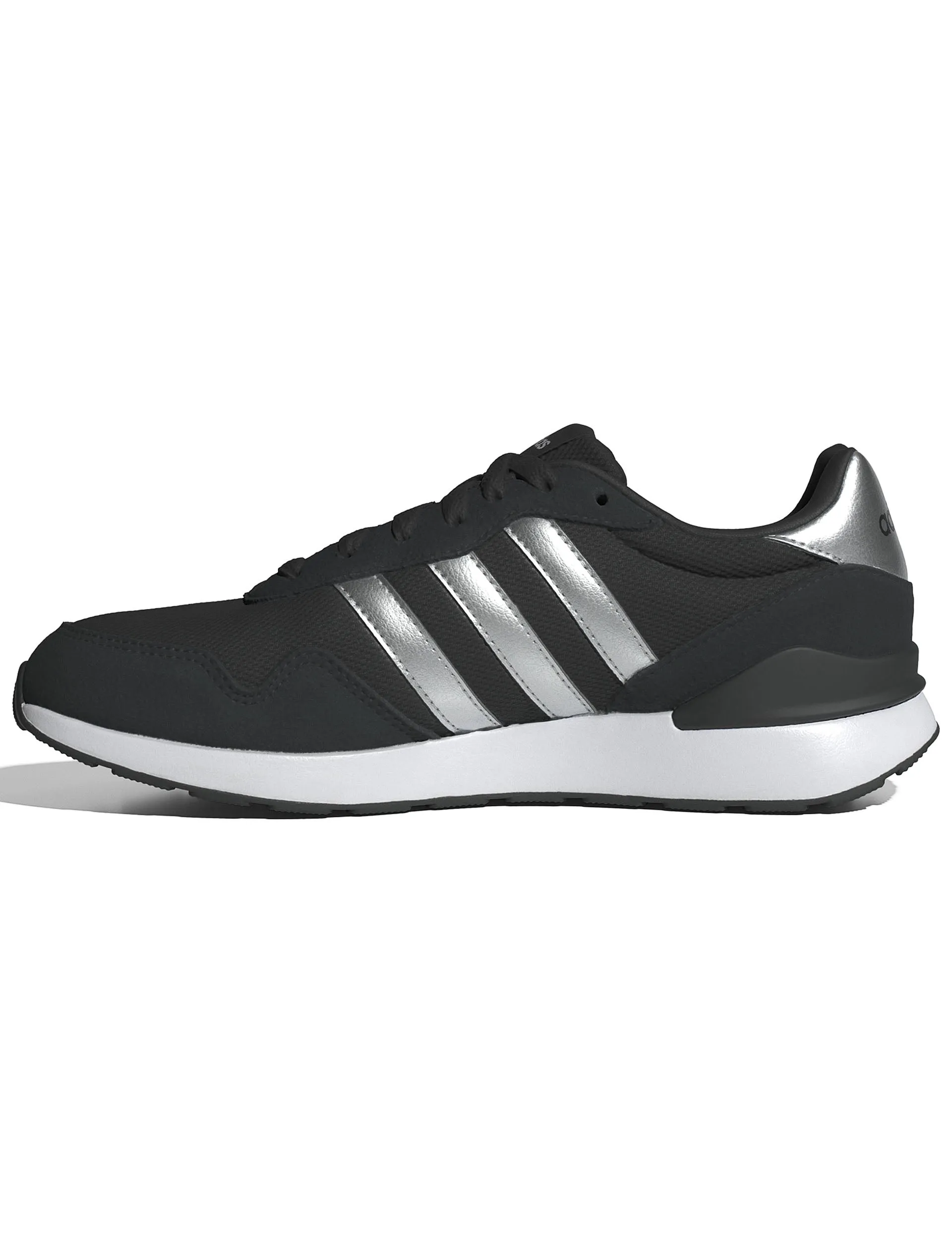 Adidas Hamburg Shoes Run 60S 4.0 Shoes - Core Black/Silver Metallic/Cloud White