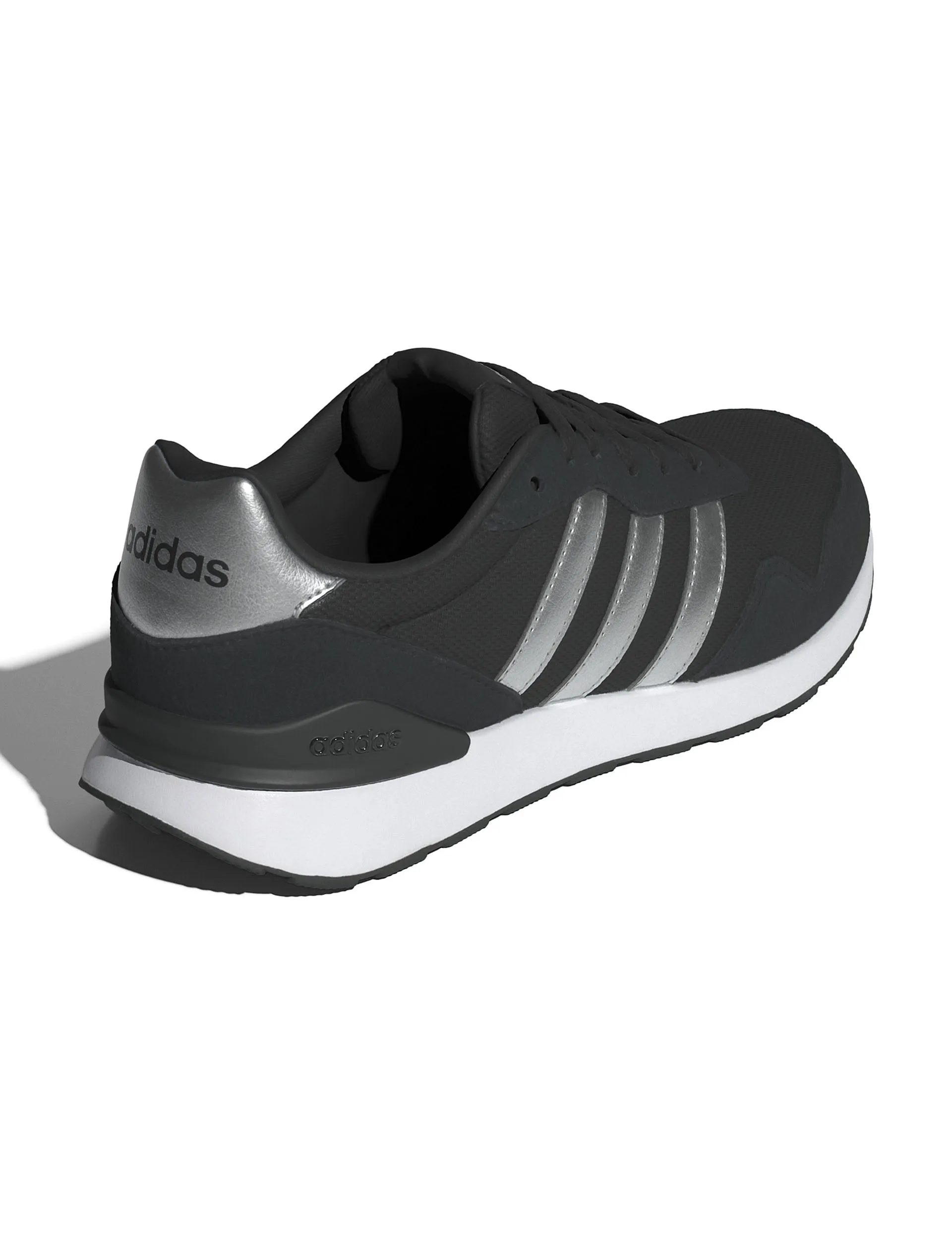 New Shoes Adidas Soccer Run 60S 4.0 Shoes - Core Black/Silver Metallic/Cloud White