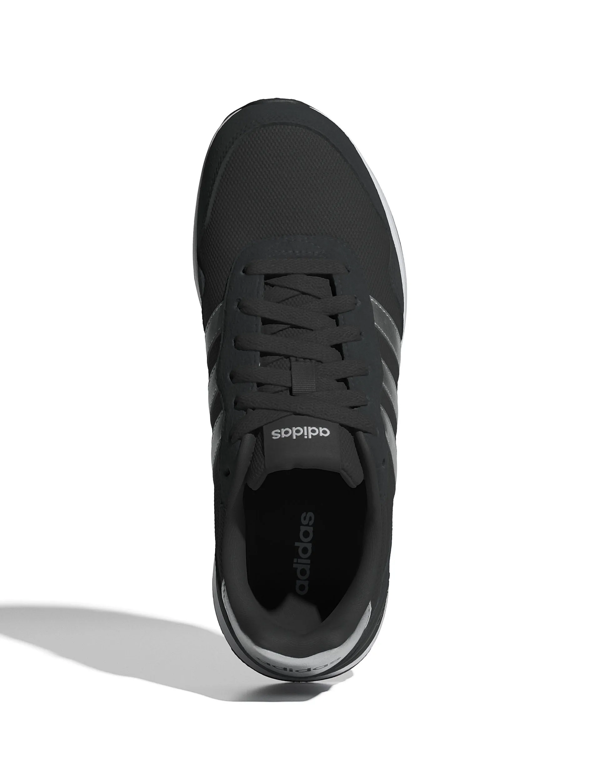 Customizable Adidas Shoes Run 60S 4.0 Shoes - Core Black/Silver Metallic/Cloud White