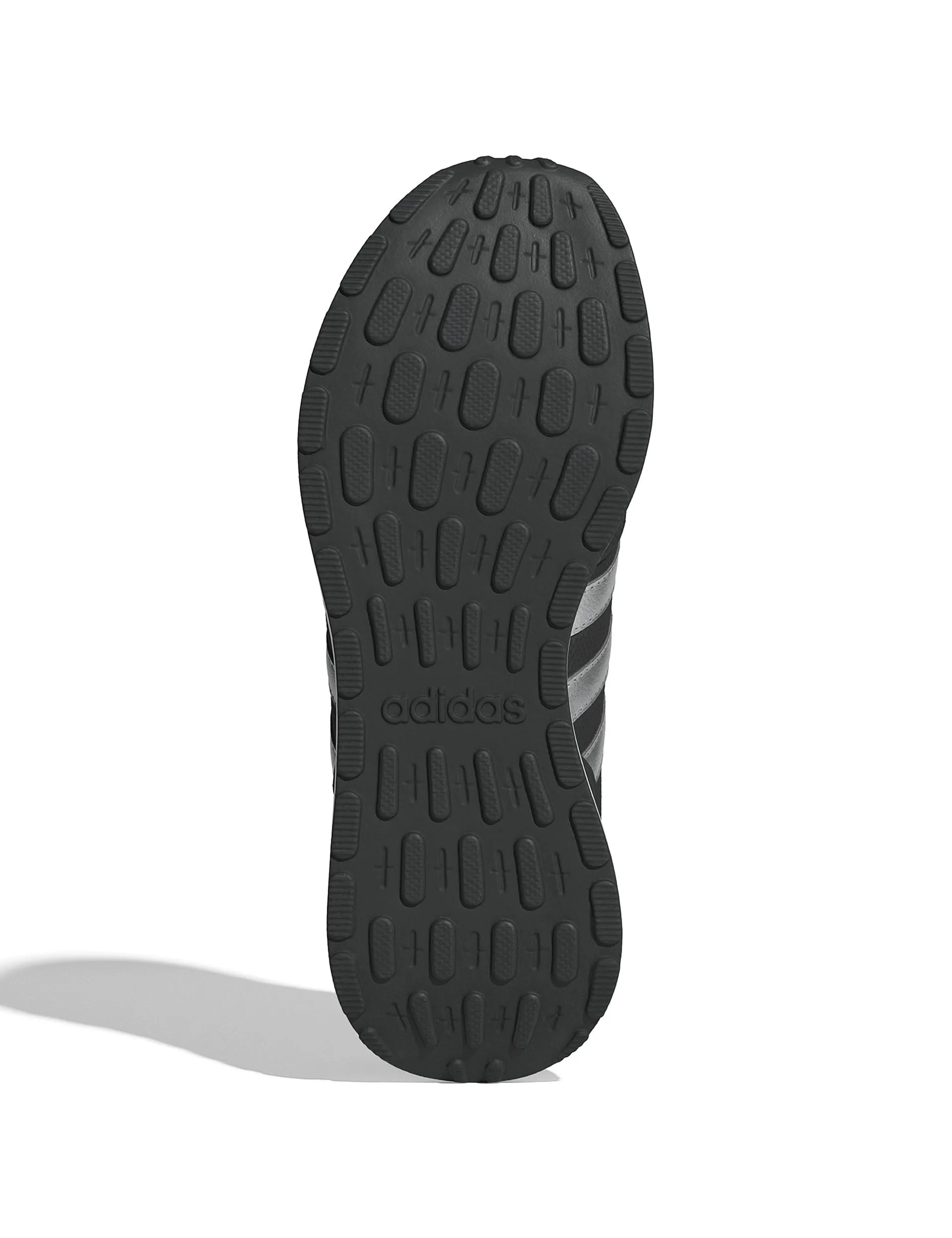 Adidas Youth Futsal Shoes Run 60S 4.0 Shoes - Core Black/Silver Metallic/Cloud White