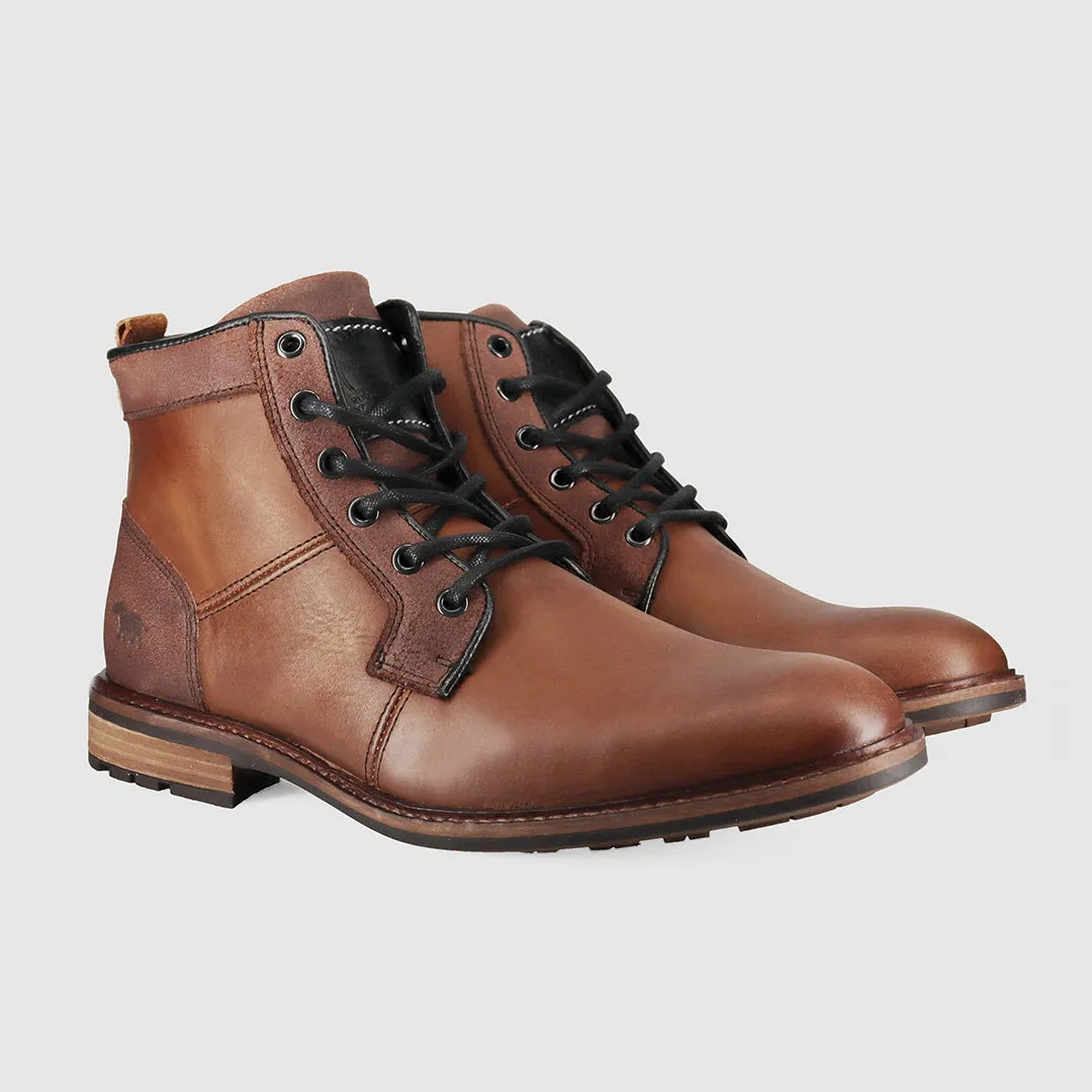 Boots In The Fall Tyler Lace Up Boots Brown
