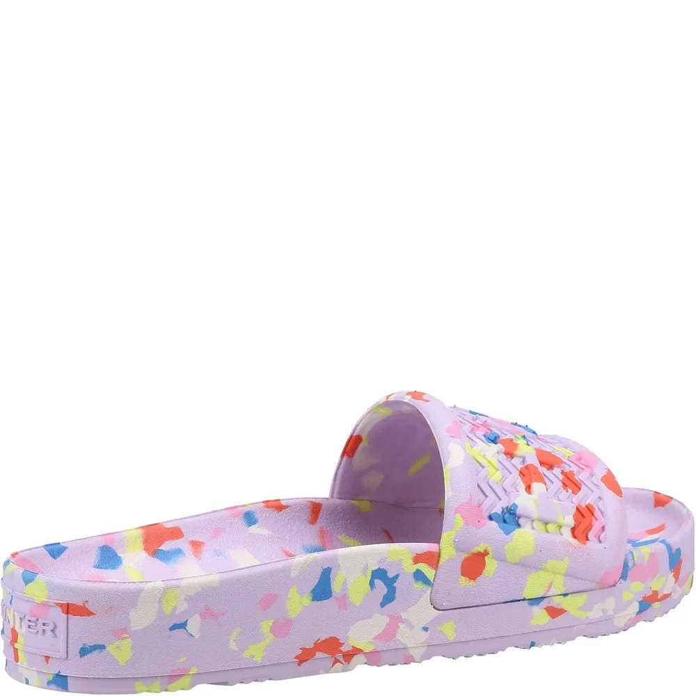 Moshulu Slippers Hunter Marble Lightweight Moulded Slides
