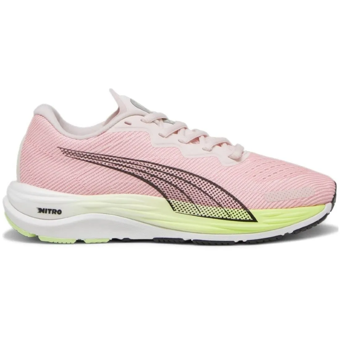 Women's Puma Velocity Nitro 2, Frosty Pink/Speed Green, 10.5 B Medium Puma Shoes For Standing All Day