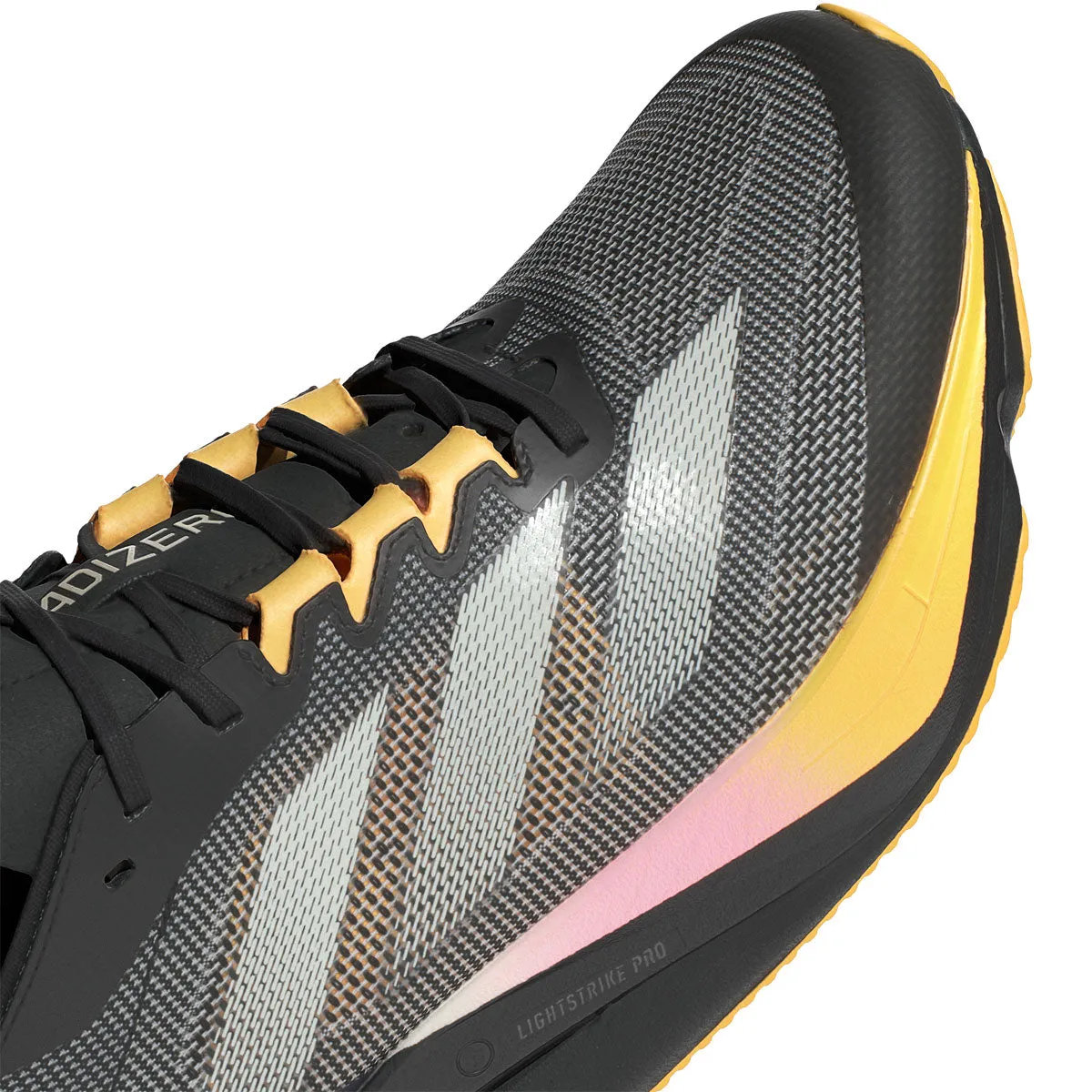 adidas Adizero Boston 12 Running Shoes - Mens - Black/Metalic/Spark Best Cross Training Shoes For Flat Feet 2020