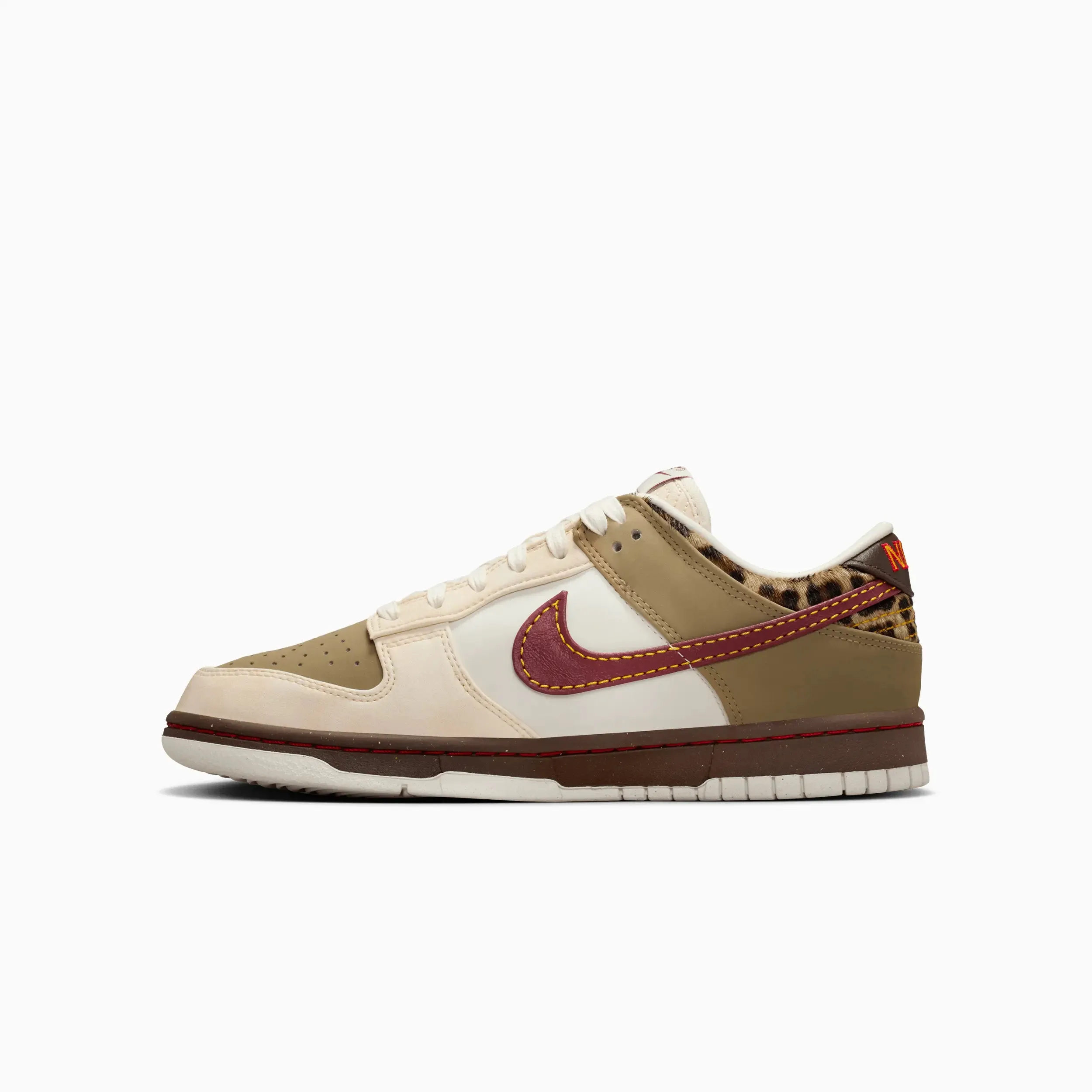 Ceedee Lamb Nike Shoes Women's Dunk Low "Khaki Leopard"