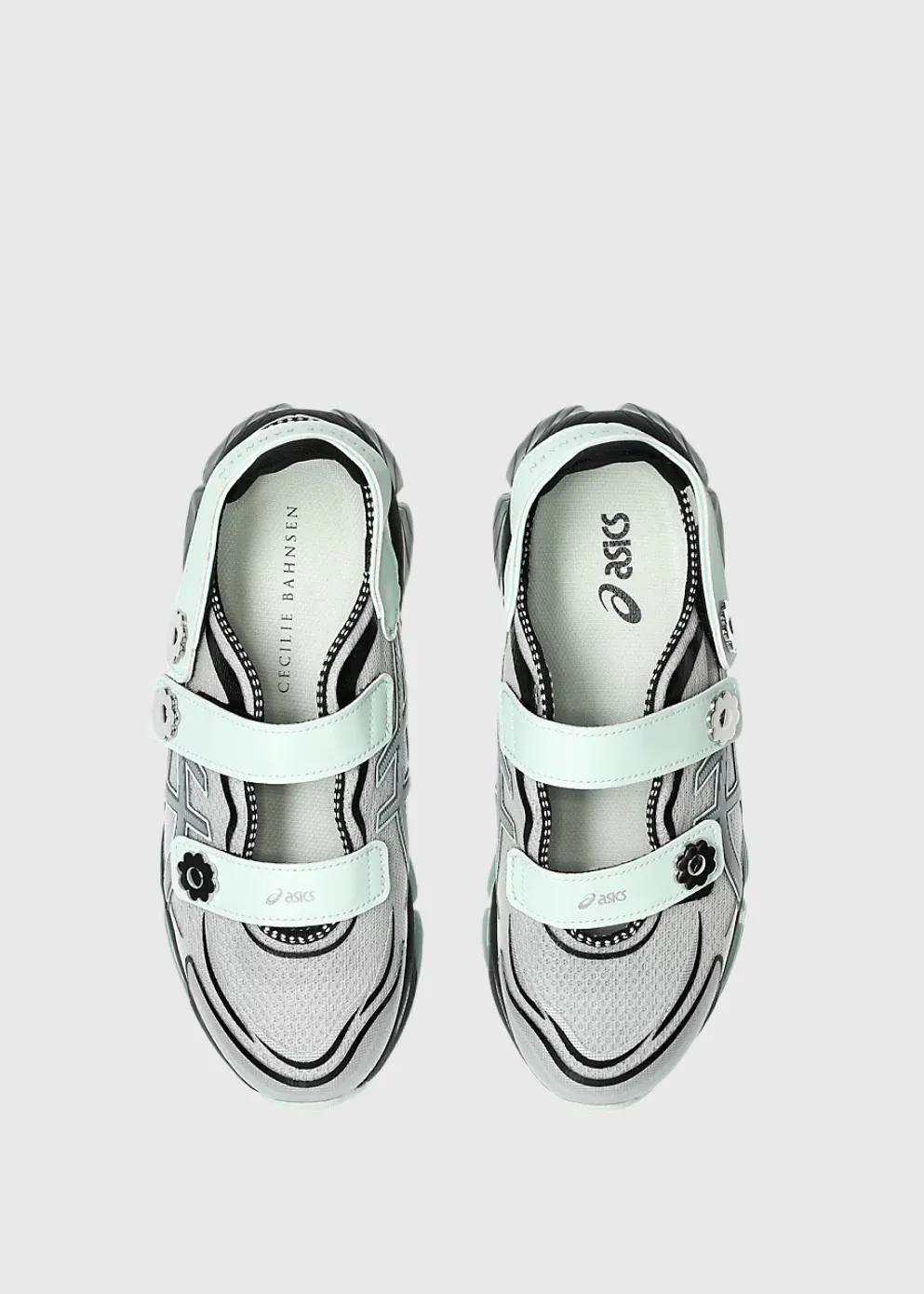 Asics Gel-dedicate 8 Tennis Shoes x Cecilie Bahnsen Gel-Quantum 360 VIII 'Silver Clearly Aqua' Sneakers