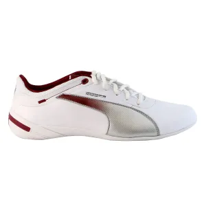 Puma Touring Cat Mercedes Grid Motorsport Fashion Shoe - White/Puma Silver/Biking Red - Mens Toxic Puma Shoes