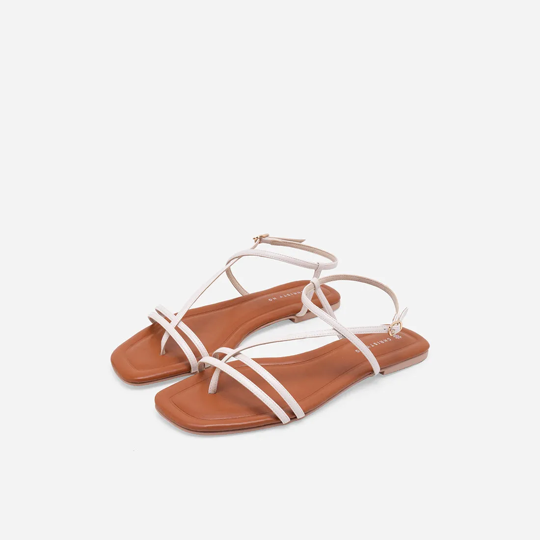 Wedding Ballerina Slippers Irini Strappy Sandals