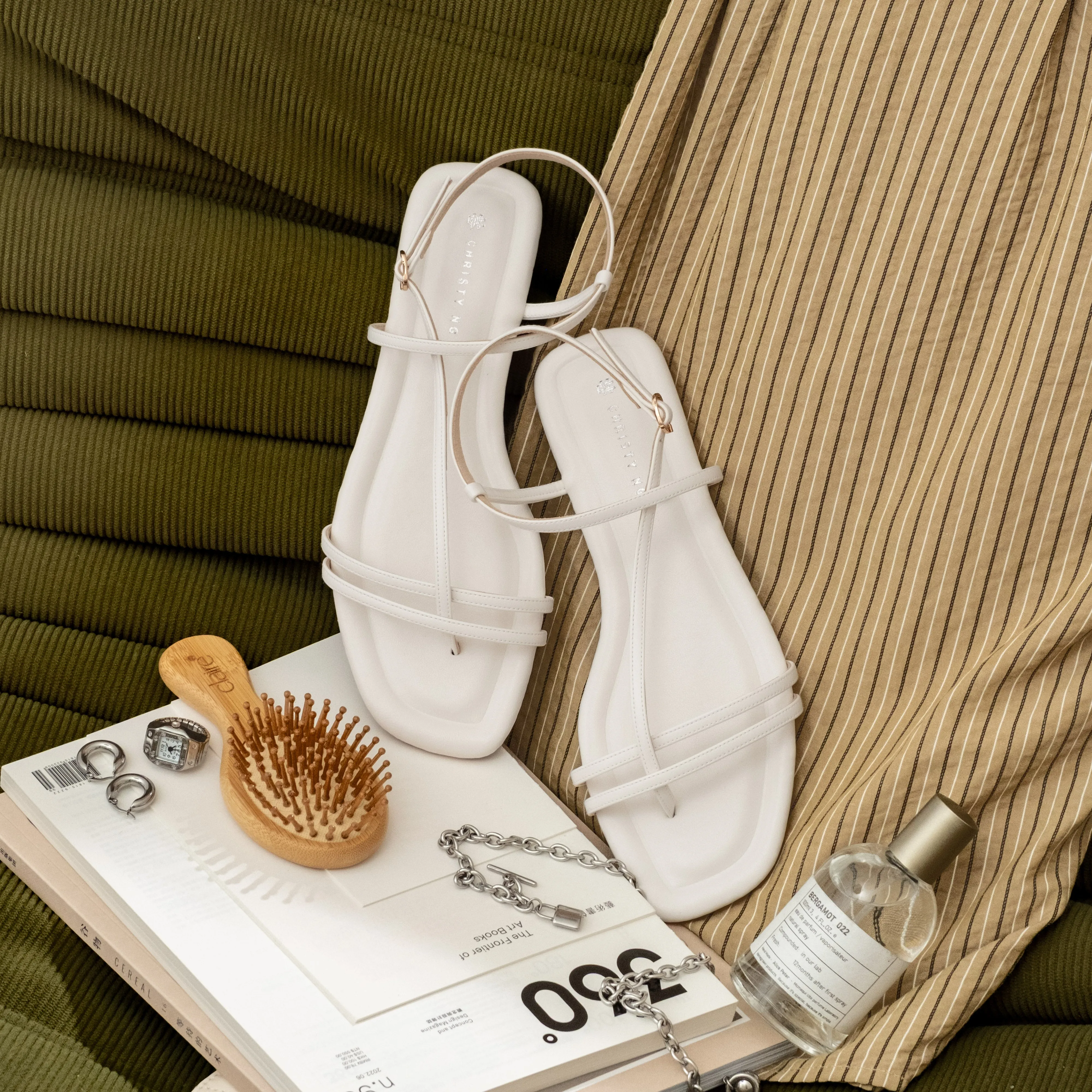 Irini Strappy Sandals Platform Slide Sandals