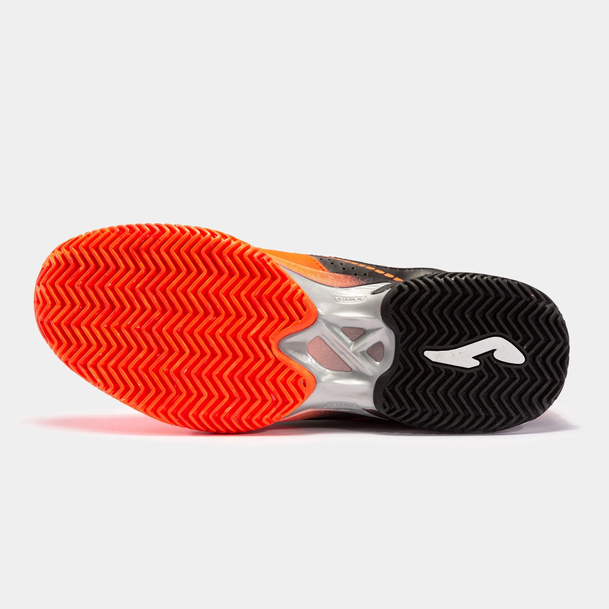 Joma scarpa da tennis da uomo Set Men 2208 arancio-nero Yellow And Black Tennis Shoes