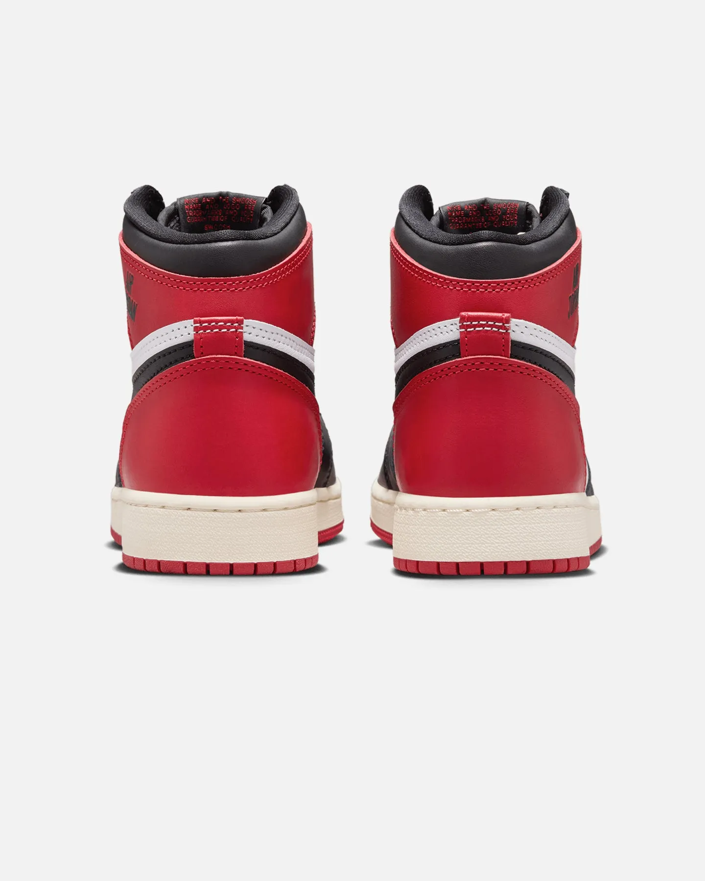 Jordan Kids' Air Jordan 1 High OG "Reimagined" (GS) White/Black-Varisty Red Originals Stan Smith Primegreen Casual Shoes