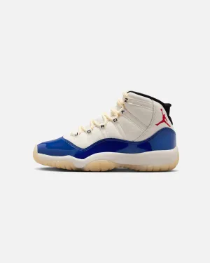 Jordan Kids' Air Jordan 11 Retro "Rare Air" (GS) Deep Royal Blue Originals Nizza Platform Casual Shoes