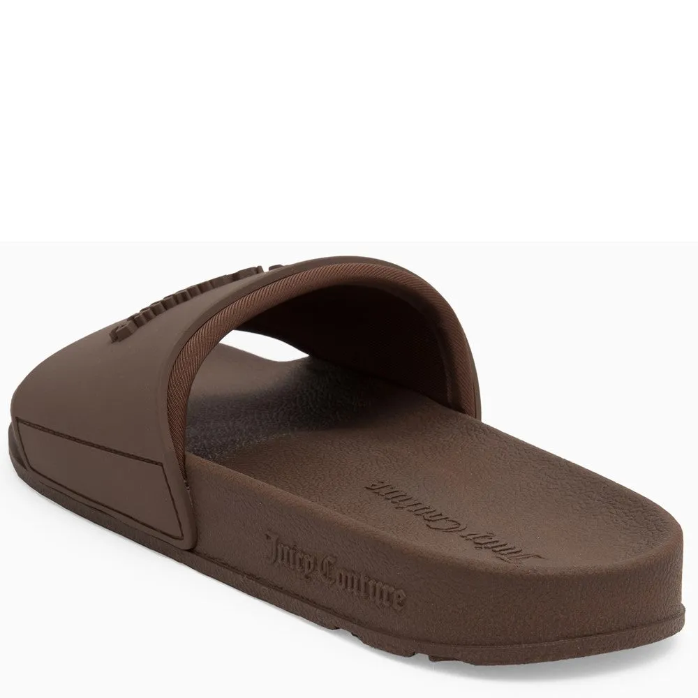 Fur Slippers Juicy Couture Embossed  Slider