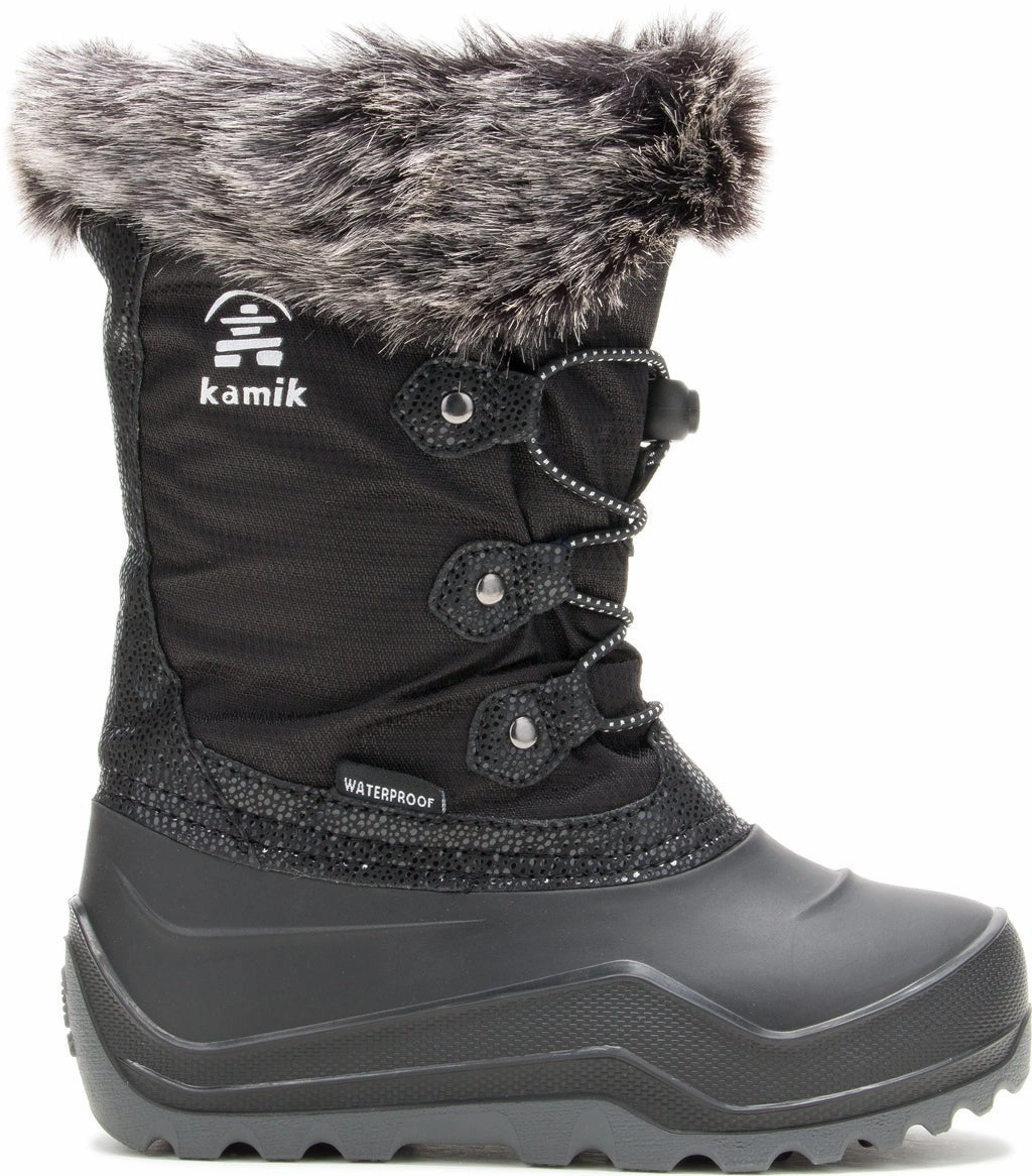 Kamik Powdery NF8421-BLK Kids Black Waterproof Winter Boots JOBB1916 Lucky Brand Rain Boot
