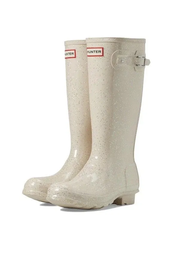 Hunter Original Giant Glitter JFT6075RGT-CAS Kids Cast Rain Boots VER628 Outfits With High Knee Boots