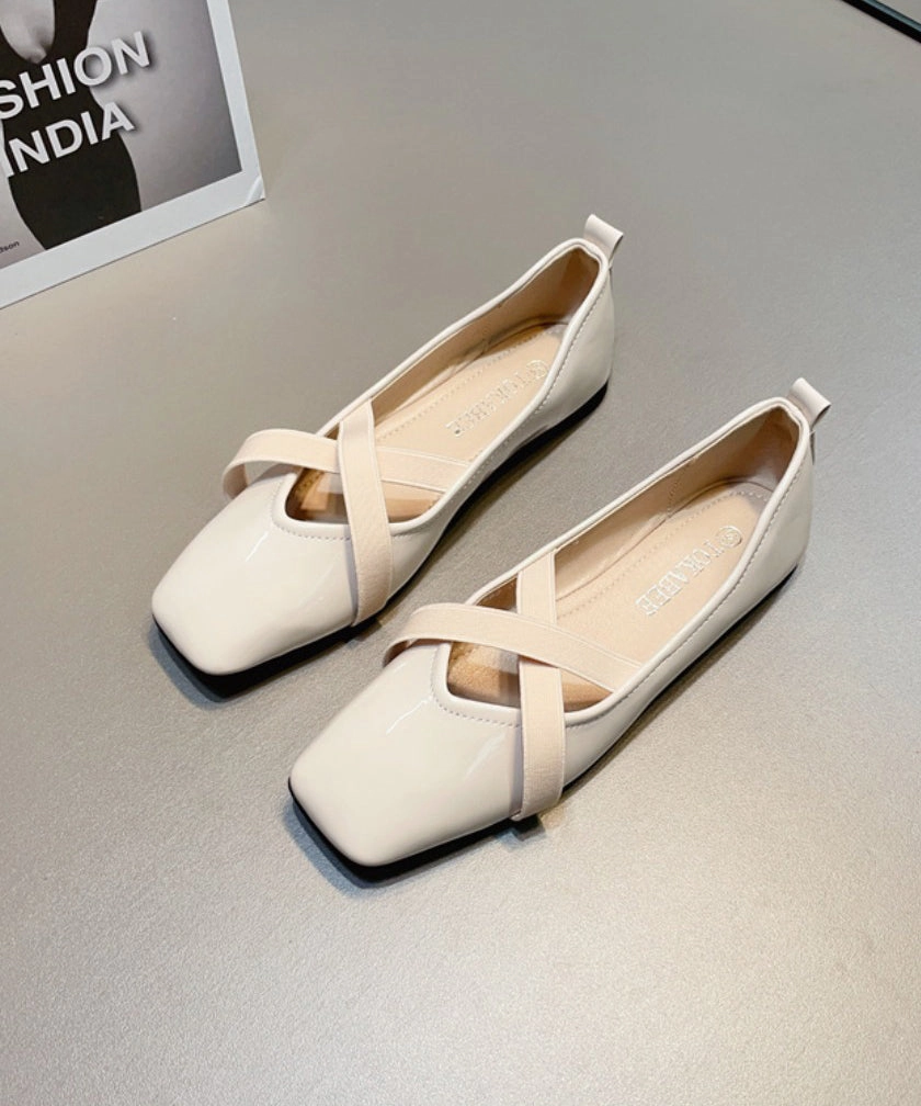 Splicing Women For Wine Shoes Red Flat Cross Leather Strap Faux Price Of Giannis Immortality 4 Basketball Shoes