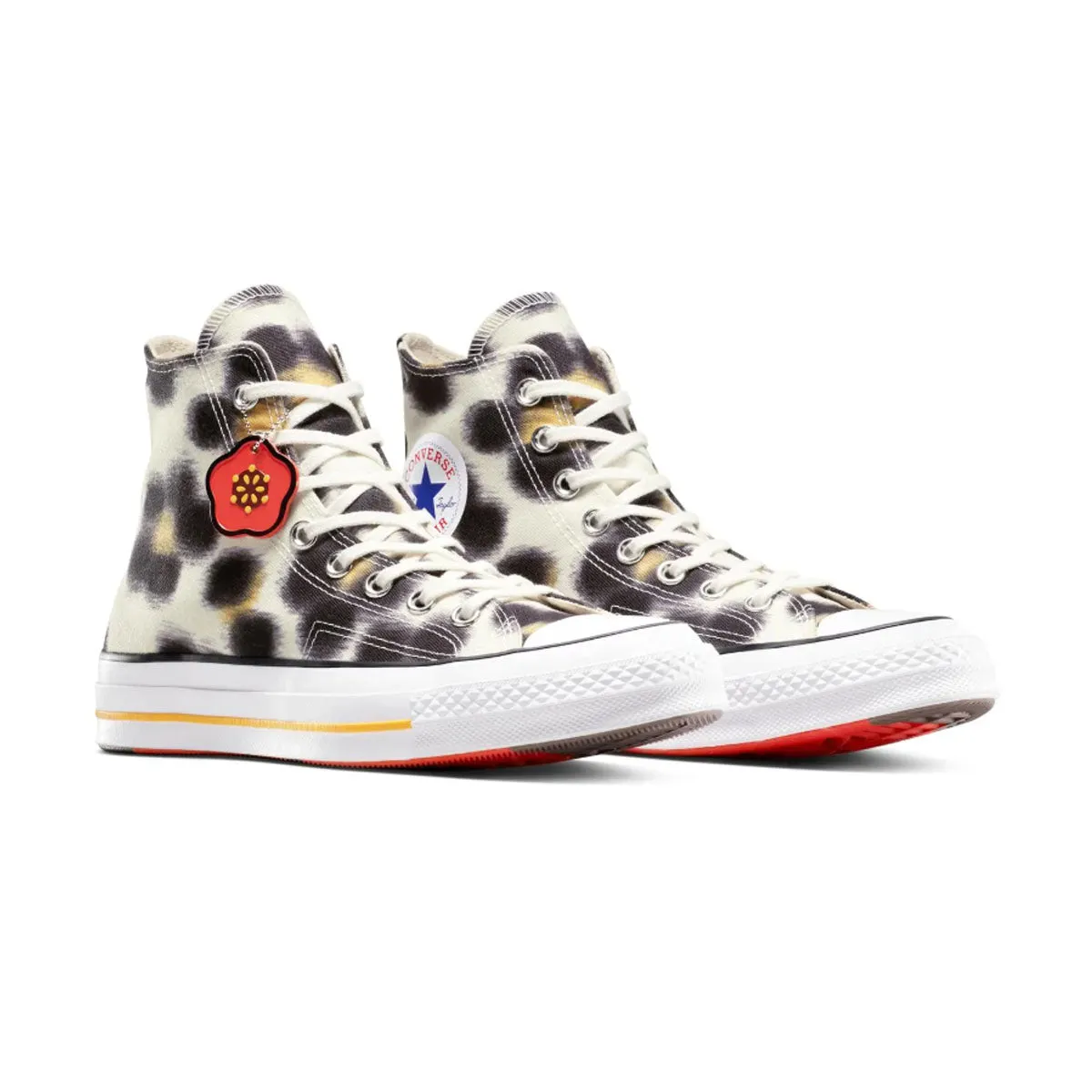   Kenzo Chuck 70 'Hana Leopard Sweet Corn' Casual Bike Shoes