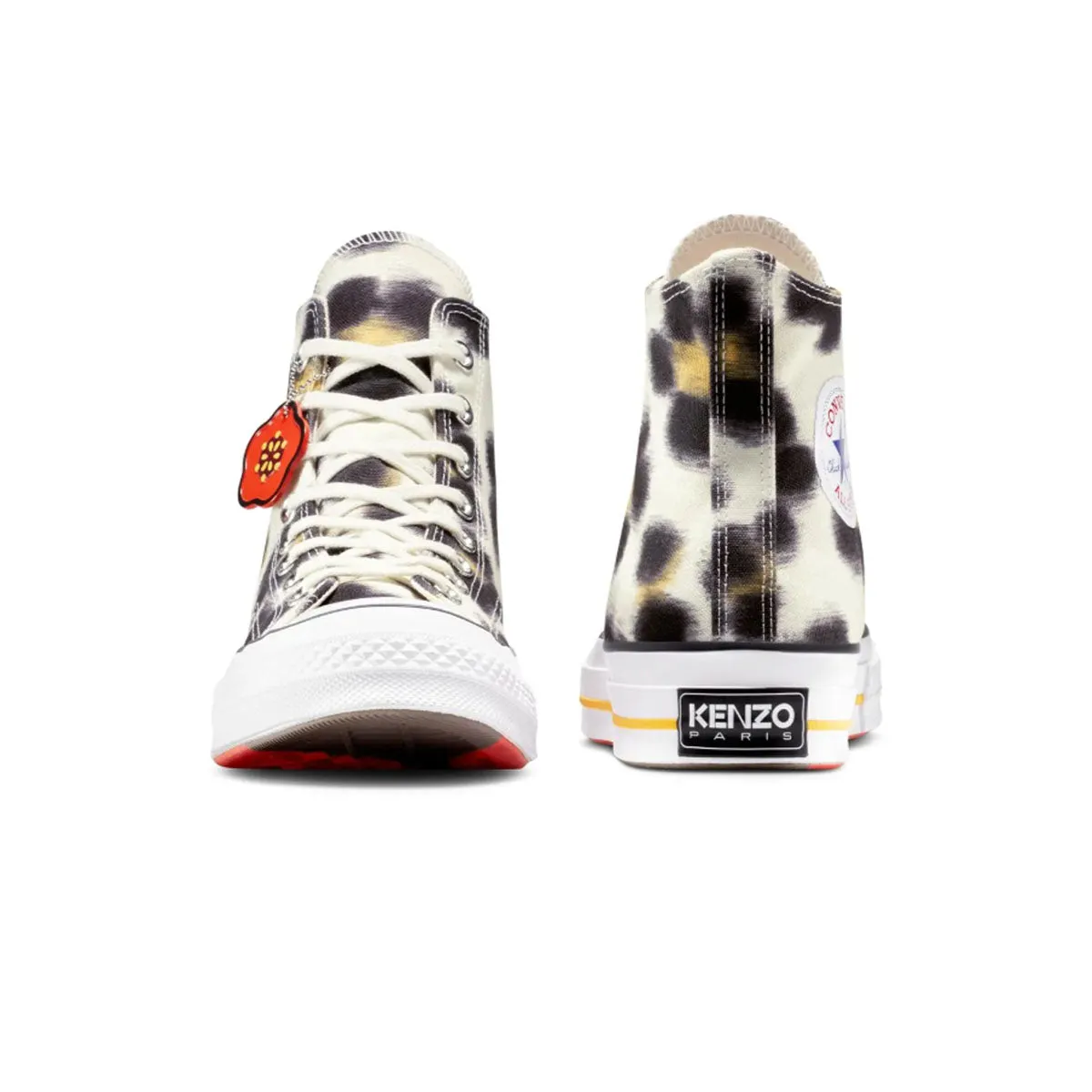   Kenzo Chuck 70 'Hana Leopard Sweet Corn' Smart Casual Flat Shoes