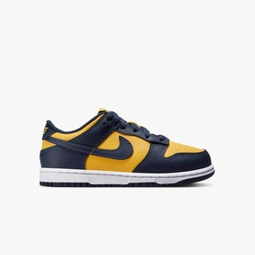 Nike Shoes With Velcro Kid's Dunk Low "Michigan" Pre School