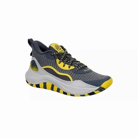 Kid's Grade School Curry 3Z 24 Downpour Gray/Halo Gray Hypermax Basketball Shoes