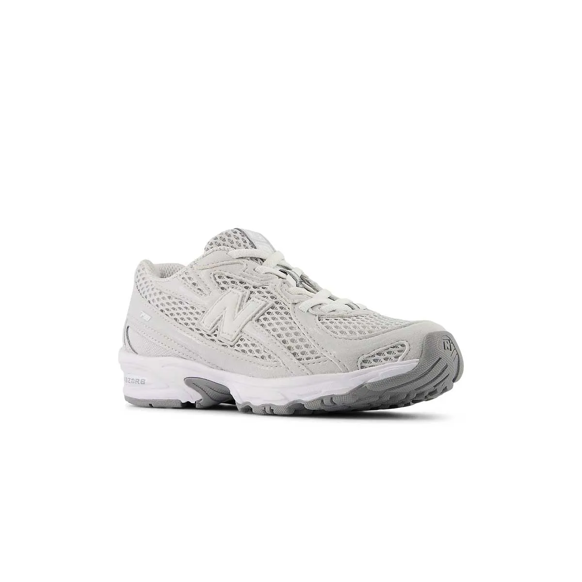 Kids 740 'Grey Matter White' New Balance New-b Hook & Loop