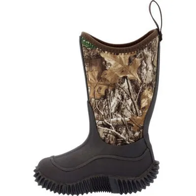 KIDS HALE BRN/REALTREE Round Toe Ostrich Boots